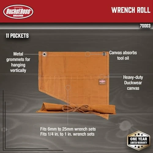 Bucket Boss - Wrench Roll, Tool Bags - Original Series (70003) - Image 2 of 4