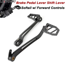Brake Lever Arm Peg Shift Lever Pedal For Harley Softail Fat Boy Low Rider Delux