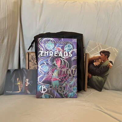 Threads That Bind Kika Hatzopoulou Fairyloot Exclusive Signed 1st Edition W/ Art