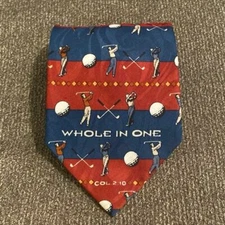 Appointed Apparel Living Epistles Men Polyester Tie Golf Whole In One Religious 