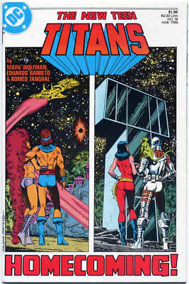NEW TEEN TITANS #18 (DC 1986) NEAR MINT FIRST PRINT WHITE PAGES