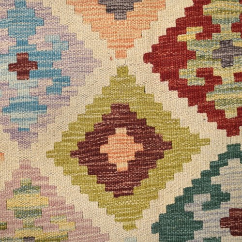 Living Room Large Kilim Afghan Handmade Oriental Wool Area Rug 8'6x11'7ft G29177 - Picture 4 of 7