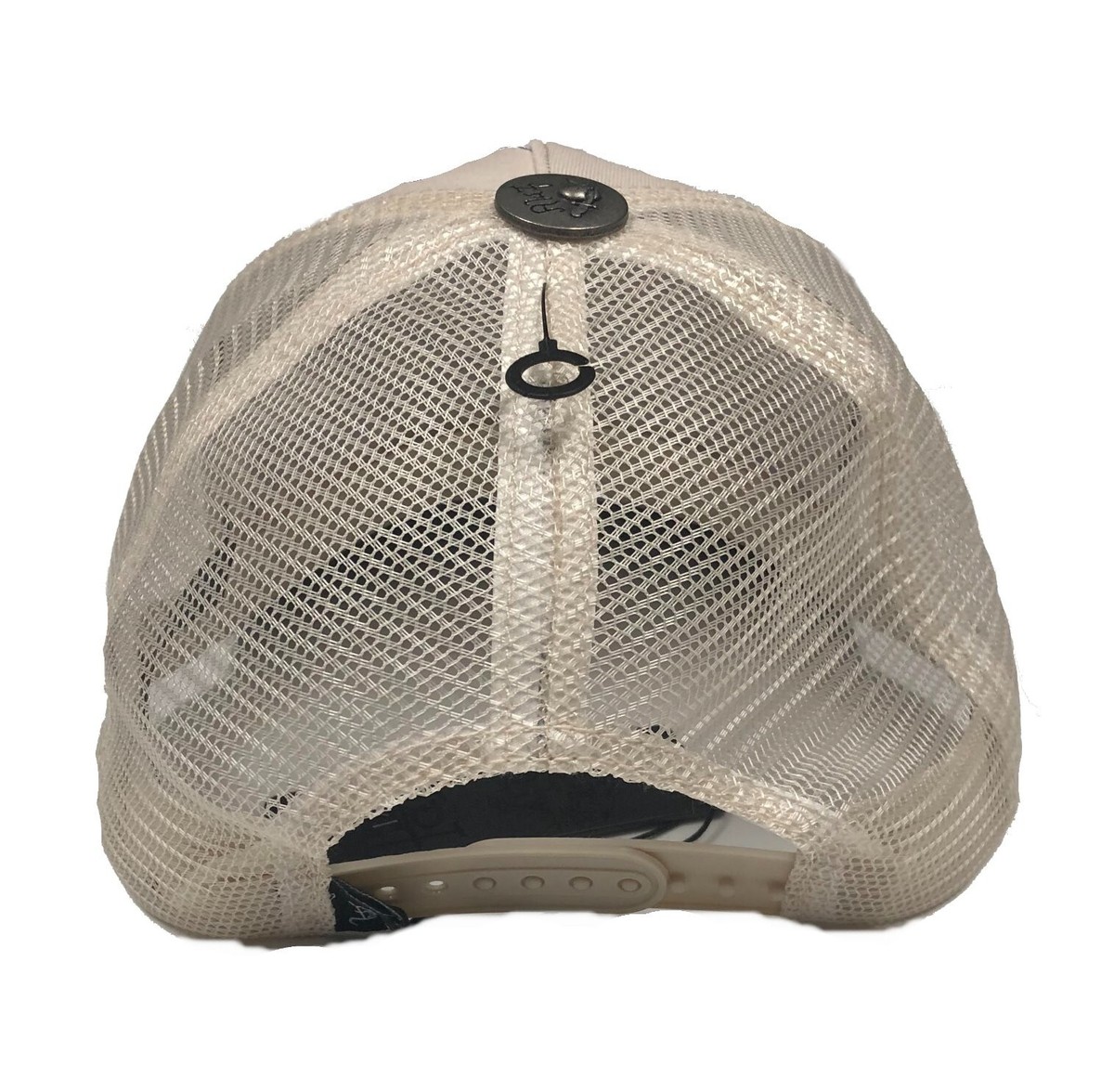 Ed Hardy Pierced Eagle Rhinestone Trucker Hat Color: Ivory Style