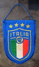 🇮🇹GAGLIARDETTO OFFICIAL-PENNANT FINALE ITALIA-ENGLAND (NO SHIRT MATCH)⚽