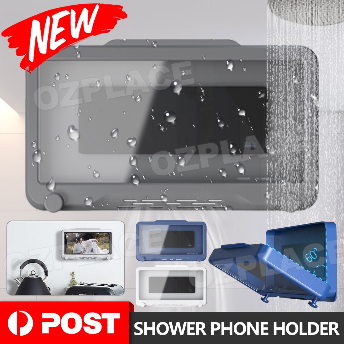 Universal Waterproof Phone Case Bathroom Shower Phone Holder Box