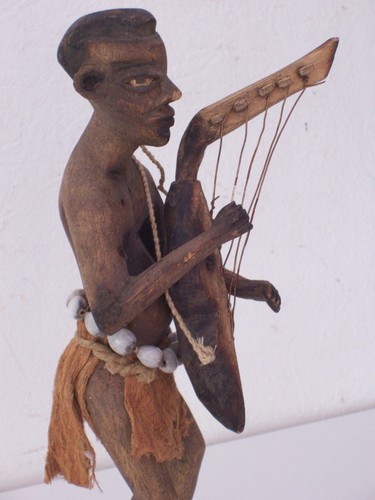 2 African Statue DRC Congo Statues African - Photo 8 sur 10
