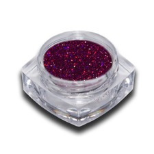 Holo Glitter Glitzer Puder Violett Lila Hologramm Nagel Design Nailart Pulver