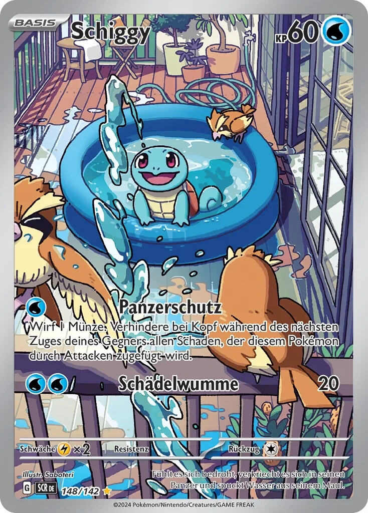 schiggy pokemon card Illustration Rare PSA 9 (GER) Schiggy 22/181 Teams sind Trumpf