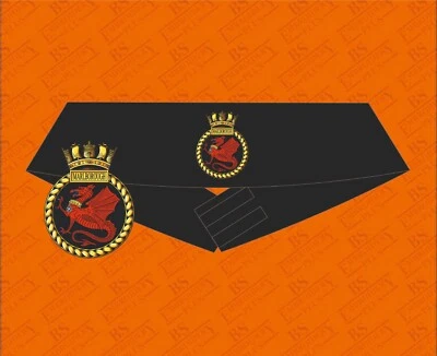 BS EMBROIDERY HMS MARLBOROUGH BESTICKTE KUMMERBUNDE