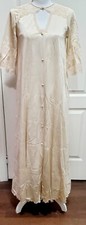 Van Raalte Full-Length - Vintage Peignoir Set - Beige - Style 88083 - Size 32