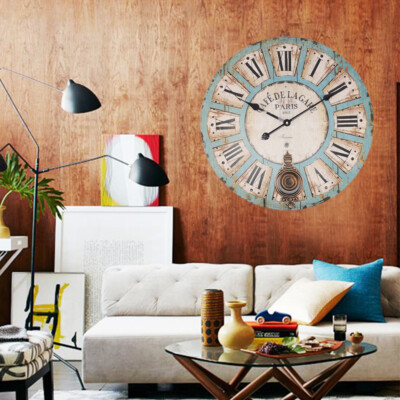 shabby clock chic 60cm extra indoor antique outdoor