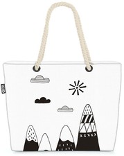 Borsa VOID montagne scandinave cartone animato montagne scandinave cartone animato