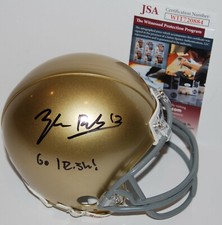 Tyler Buchner signed (NOTRE DAME FIGHTING IRISH Go Irish mini helmet JSA Witness Tyler Buchner signed (NOTRE DAME FIGHTING IRISH Go Irish mini helmet JSA Witness