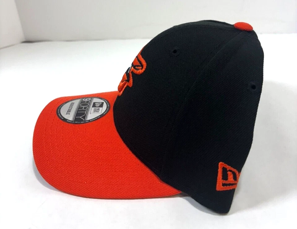 Chapéu ajustável Baltimore Orioles MLB NE The League Road ~ Preto/laranja - Imagem 2 de 4