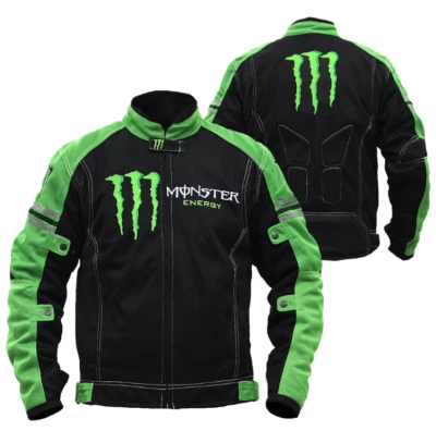 New Herren Monster Motorcycle Jacket Breathable Jacke Summer 3 Color S-5XL**