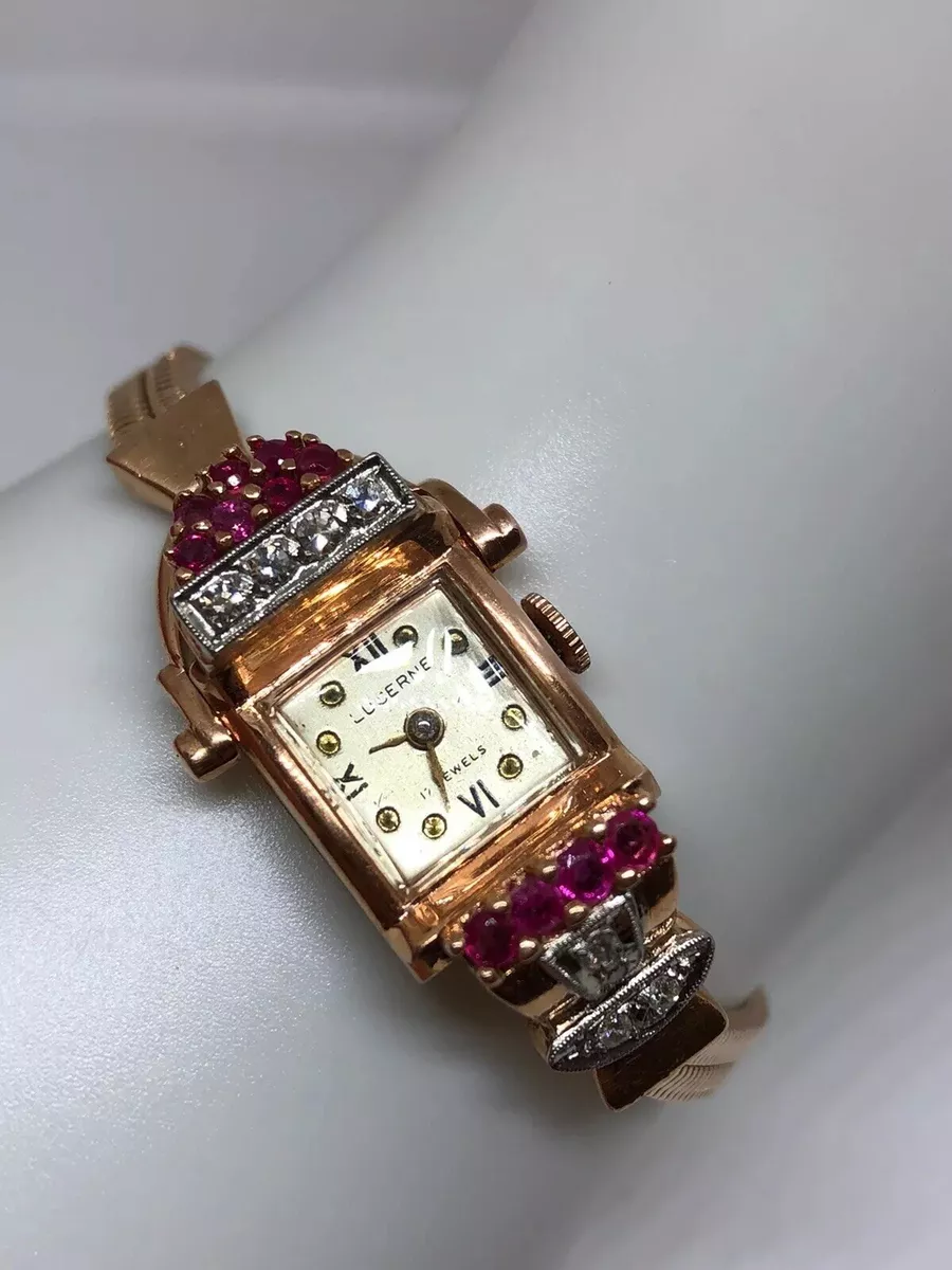 Vintage lucerne bracelet clearance watch