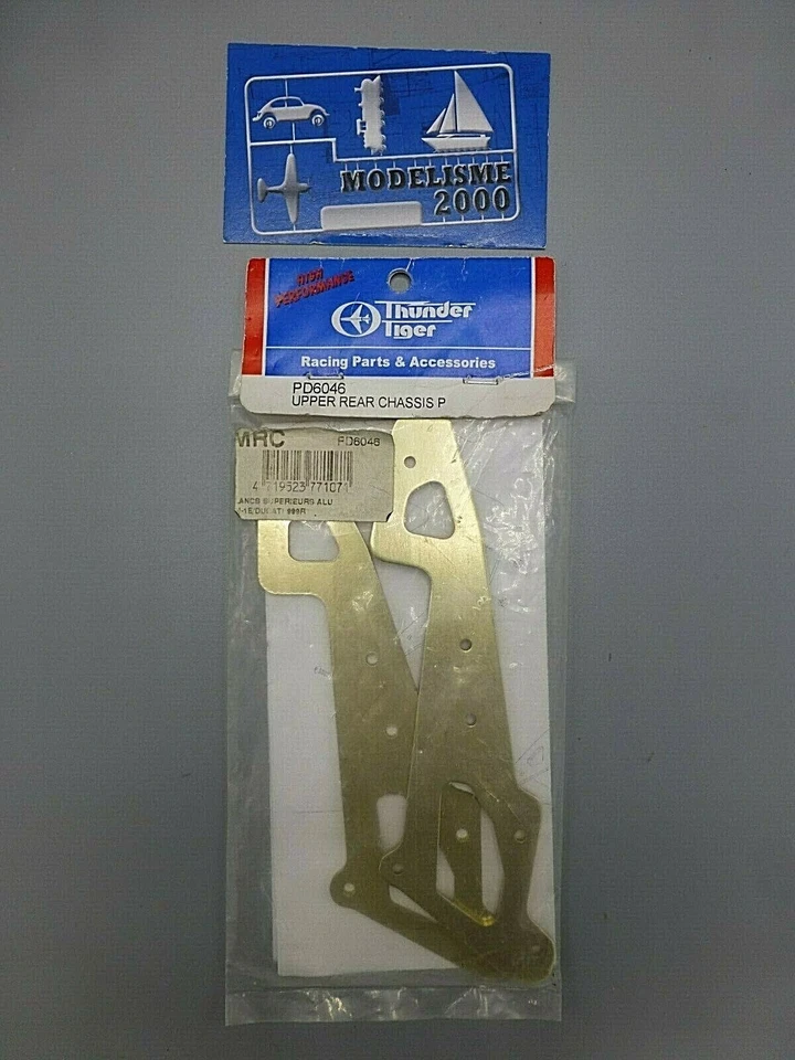 THUNDER TIGER FLANCS SUP. ALU. POUR MOTO RC M1E / DUCATI 999R NEUF - Photo 1/1