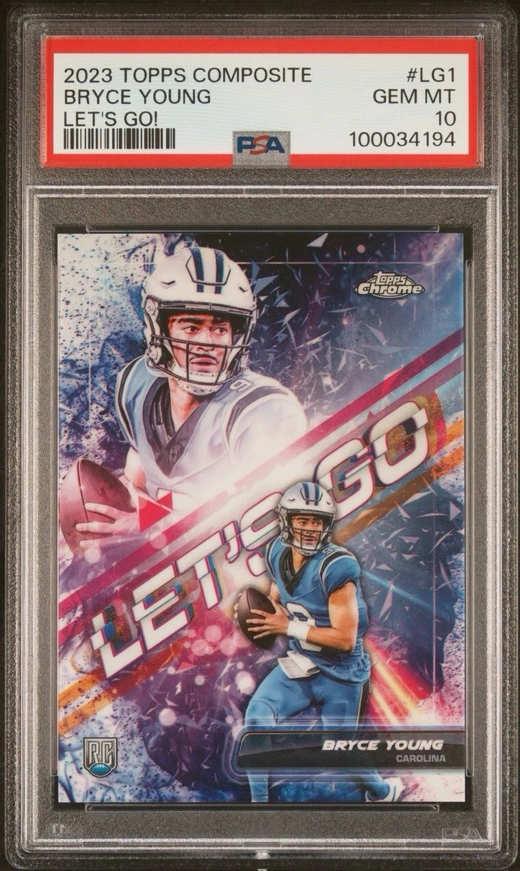 Bryce Young Topps Composite Let's Go! #LG1 Base