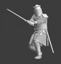 Northern Crusades Miniatures Medieval Danish Vassal Knight on Foot 28mm 32 40 54