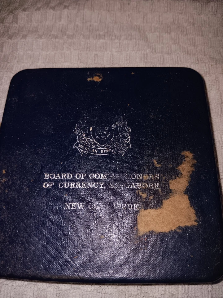 Juego de monedas Singapur 1967 vintage coleccionables raras antiguas Foto 4 de 4