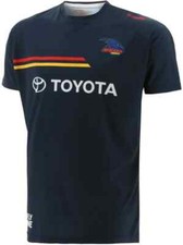 Adelaide Crows AFL Kids Navy Training Shirt Sizes 6-14 BNWT