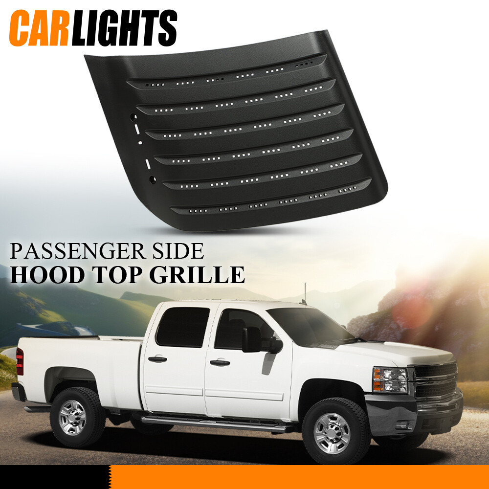 Fit For Chevy Silverado 2500/3500 HD Grille Passenger Side Hood Top Grille 11-14 thumbnail 11