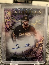 2023 Bowman Inception Samuel Zavala Primordial Prospects Auto Gold Foil /50