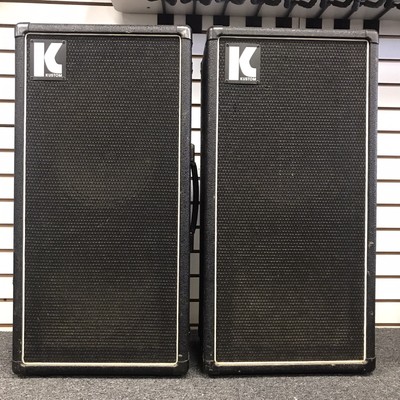 dual vintage speakers