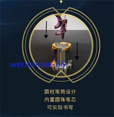 LOL Jinx "The Loose Cannon" Desktop Figurine 3D Pen Model Statue Collectible Toy - Picture 9 of 19
