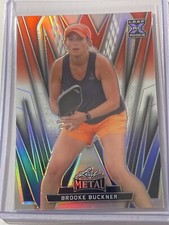 BROOK BUCKNER 2024 Leaf Metal Pickleball #37 Prismatic RWB XRC 34/35 (H4)