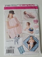 Simplicity SEWING PATTERN 2165 Nursing Cover,Changing Mat,Doll,Nappy Cover