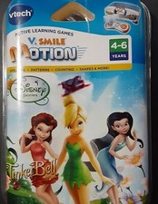 V Tech V Smile V Motion Disney Fairies Tinker Bell Game NEW Sealed 4-6