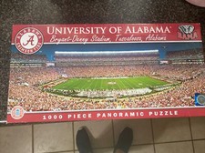 University of Alabama NCAA Crimson Tide Bryant Denny Stadium 1000 Pc Puzzle NEW