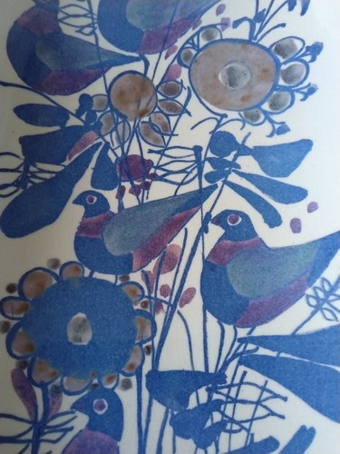 Vintage Aluminia / Royal Copenhagen Tenera Long Tray By Kari Christensen 1960's - Picture 5 of 12