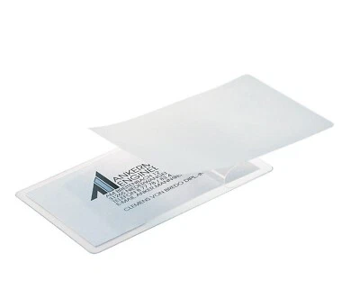 SIGEL Kalt LAMINIERFOLIE 85 x 55 mm selbstklebend laminieren OHNE Laminiergerät