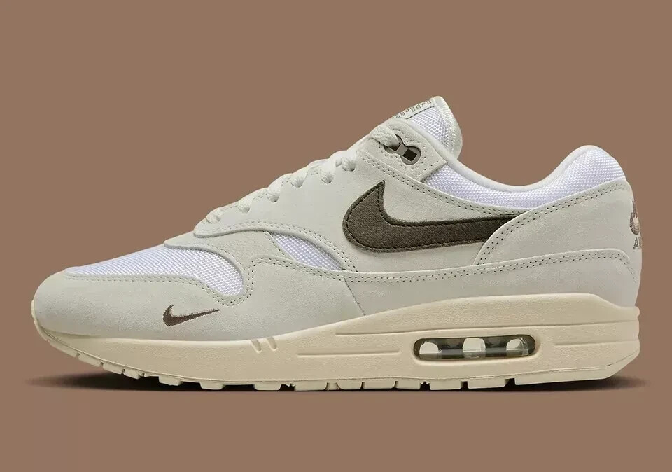 Women's 7 / Men's 5.5 Nike Air Max 1 Sail/Ironstone-White-Rattan