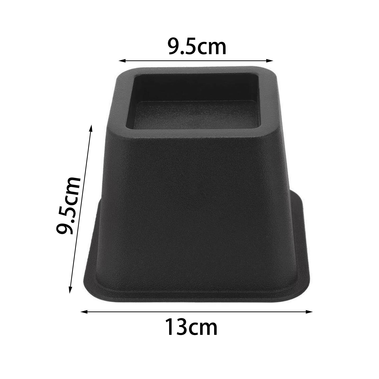 4X Heavy Duty Bed Chair Risers Feet Leg Lift Furniture Extra Raisers