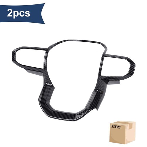 Carbon Fiber Steering Wheel Mould Trim Cover Decor For Chevy Colorado CANYON 23+ - Picture 17 of 17