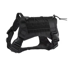 NEW Large Tactical Dog Vest US Working Dog Military Harness w/ Handle Free Ship!