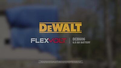DEWALT DCB606-2 (2/Pack) 20V/60V MAX FLEXVOLT 6 Ah Lithium DEWALT DCB606-2 (2/Pack) 20V/60V MAX FLEXVOLT 6 Ah Lithium