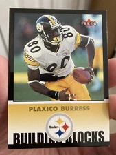 2002 Fleer Plaxico Burress /125 Very Rare Steelers Spartans PWE Tracking Mini