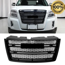 For 2010-2015 GMC Terrain SLT SL Front Bumper Upper Grille Assembly Gloss Black