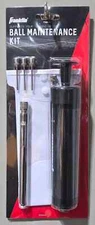Franklin 7 Pc Sports Ball Maintenance Hand Pump Kit w/ 3 Needles & Storage Bag