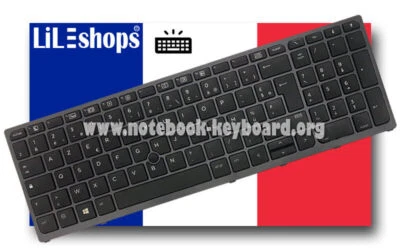 Clavier Français Original Pour HP Zbook 15 G3 G4 / Zbook 17 G3 G4 Backlit - Photo 1/2