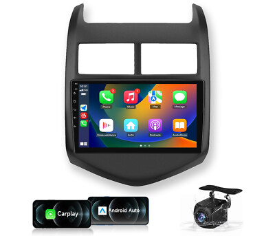 For 2012-2016 Chevrolet Aveo Carplay Radio Backup Cam FM RDS Head Unit GPS Navi