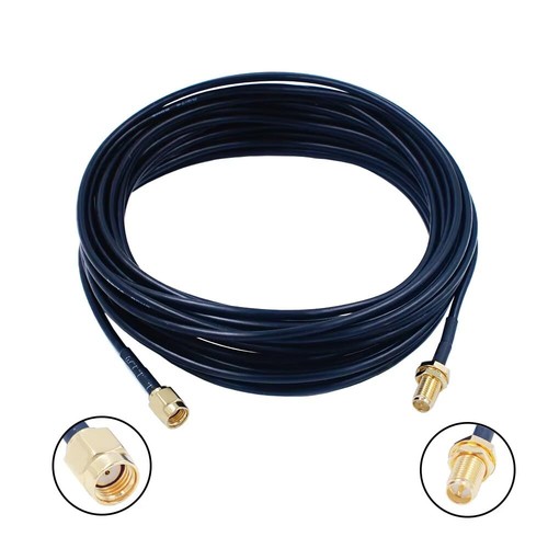 32ft RP SMA Male to RP SMA Female Coax Pigtail RG174 Antenna Extension Cable 10M - 第 1/4 張圖片