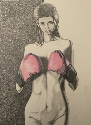 Ready For The Fight. 11x14 