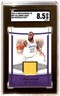 2020-21 National Treasures NBA Materials 90/99 LeBron James SGC 8.5 R6220J