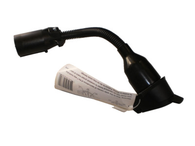 Qiilu Adattatore A Spina Maschio 7 Pin Per Rimorchio, Roulotte E Camion - Standard Australiano Piatto, Contatti Metallici Corrosione - 5