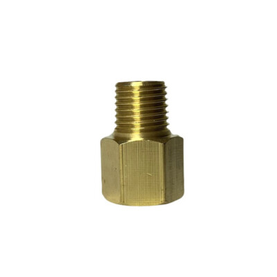 1/4  NPT Male to 1/4  BSP Female Brass Metric Fitting Adapter For Gauge Sensor